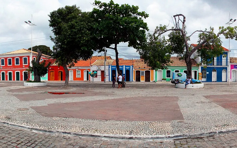 Casinhas coloridas da Passarela do Álcool